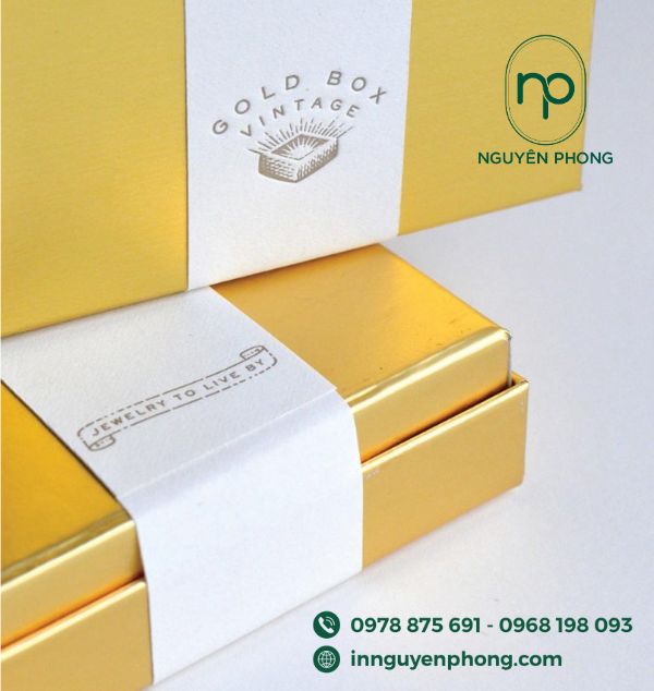 In hộp metalize đựng chocolate